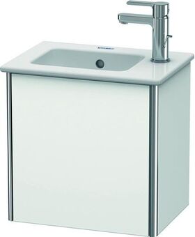 Duravit Waschtischunterbau XSQUARE 400x410x289mm Türansch links weiß matt