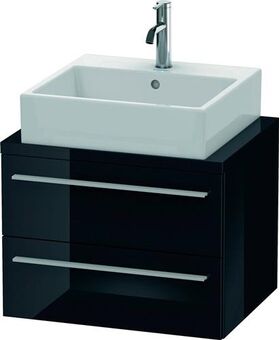 Duravit Konsolenunterschrank X-LARGE 440x600x478mm schwarz hochglanz