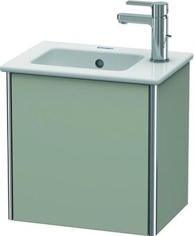 Duravit Waschtischunterbau XSQUARE 400x410x289mm Türansch li ta seidenmatt