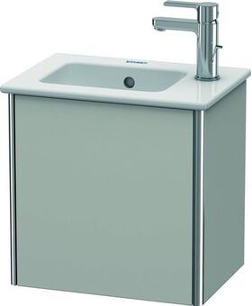 Duravit Waschtischunterbau XSQUARE 400x410x289mm Türansch li betongrau matt