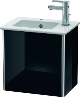 Duravit Waschtischunterbau XSQUARE 400x410x289mm Türansch li sw hochglanz