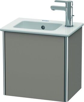 Duravit Waschtischunterbau XSQUARE 400x410x289mm Türansch re basalt matt