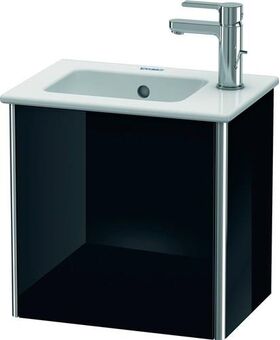 Duravit Waschtischunterbau XSQUARE 400x410x289mm Türansch re sw hochglanz