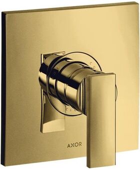 Einhebel-Brausemischer AXOR CITTERIO DN 15, Unterputz polished gold optic