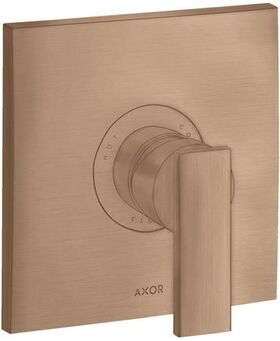 Einhebel-Brausemischer AXOR CITTERIO DN 15, Unterputz brushed red gold