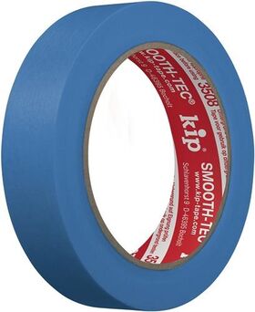 Glattkreppband 3508 SMOOTH-TEC® glatt blau L.50m B.24mm KIP - VPE: 9