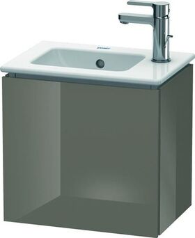 Duravit Waschtischunterbau L-CUBE 294x420x400mm Ans li fla grey hochglanz