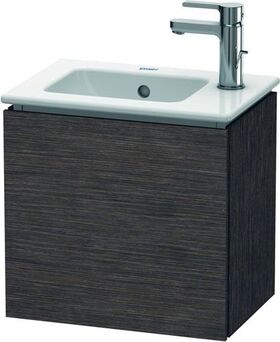 Duravit Waschtischunterbau L-CUBE 294x420x400mm Ans re Ei dunkel gebürstet