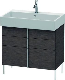 Duravit Waschtischunterbau VERO AIR 581x784x431mm eiche dunkel gebürstet