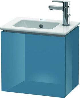 Duravit Waschtischunterbau L-CUBE 294x420x400mm Ans li St blue hochglanz