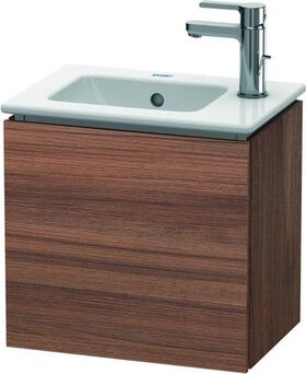 Duravit Waschtischunterbau L-CUBE 294x420x400mm Ans rechts nussbaum natur