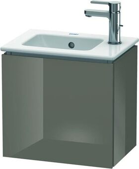 Duravit Waschtischunterbau L-CUBE 294x420x400mm Ans re fla grey hochglanz