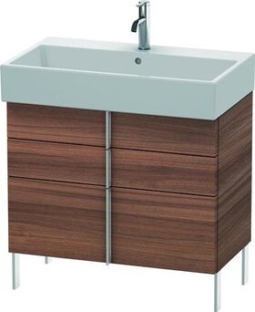 Duravit Waschtischunterbau VERO AIR 581x784x431mm nussbaum natur