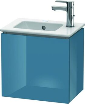 Duravit Waschtischunterbau L-CUBE 294x420x400mm Ans re St blue hochglanz