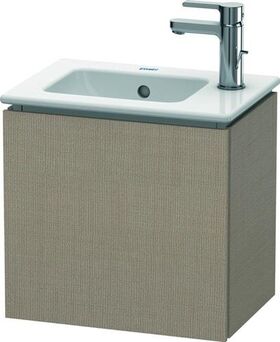 Duravit Waschtischunterbau L-CUBE 294x420x400mm Anschlag links leinen