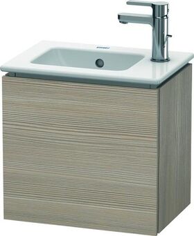 Duravit Waschtischunterbau L-CUBE 294x420x400mm Anschlag links pine silver