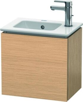 Duravit Waschtischunterbau L-CUBE 294x420x400mm Ans rechts eiche gebürstet