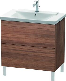 Duravit Waschtischunterbau L-CUBE 820x481x709mm nussbaum natur