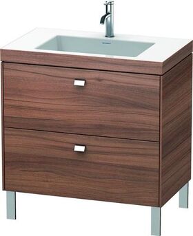 Duravit Waschtischunterbau BRIOSO 701x800x480mm m WT Vero Air Gri chr 1 HL