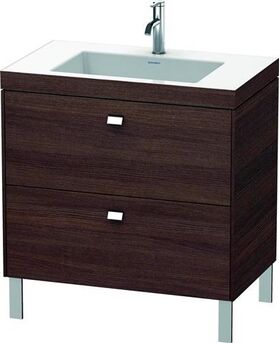 Duravit Waschtischunterbau BRIOSO 701x800x480mm m WT Vero Air Gri chr 1 HL