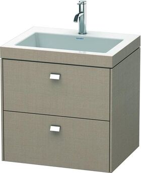 Duravit Waschtischunterbau BRIOSO 613x600x480mm m WT Vero Air Gri chr 1 HL