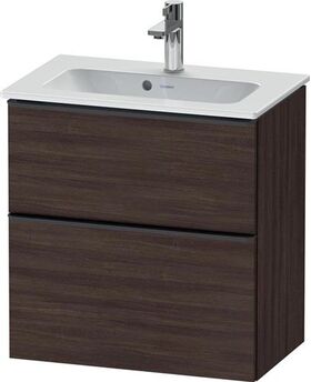 Duravit Waschtischunterbau D-NEO Compact 1 Ausz. 1 Schubk 625x610x372mm Kast. dk