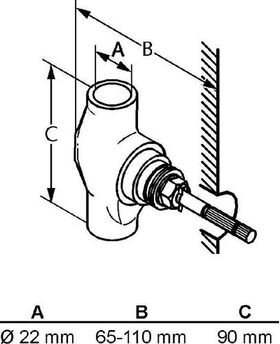 Kludi Unterputzventil Baus. 1 - Vormontage DN 20 Löt 22mm