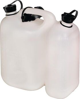 Kraftstoffdoppelkanister Inh.5,5+3l natur HDPE