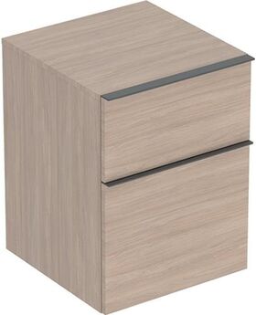 Geberit Seitenschrank iCon 450x600x476mm Eiche/Griff lava matt