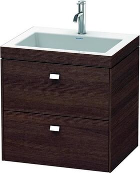 Duravit Waschtischunterbau BRIOSO 613x600x480mm m WT Vero Air Gri chr 1 HL