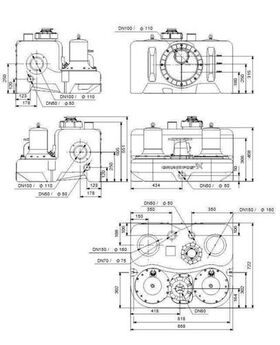 Grundf Fäkalienhebeanlage MULTILIFT MD MD.12.3.4, 400 V, 1,5 kW