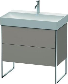 Duravit Waschtischunterbau XSQUARE 731x784x460mm basalt matt