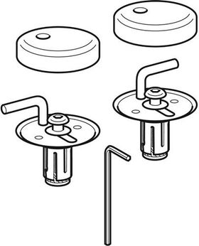 Geberit Edelstahlscharnier passend zu WC-Sitz 573430