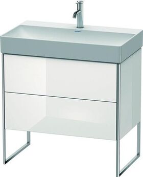 Duravit Waschtischunterbau XSQUARE 731x784x460mm weiß hochglanz