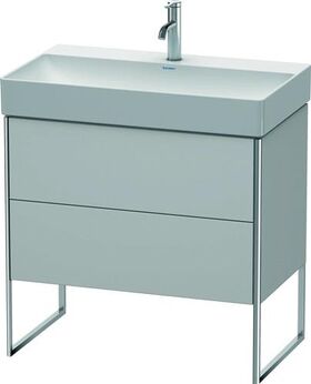 Duravit Waschtischunterbau XSQUARE 731x784x460mm nordic weiß seidenmatt