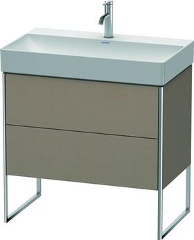 Duravit Waschtischunterbau XSQUARE 731x784x460mm leinen