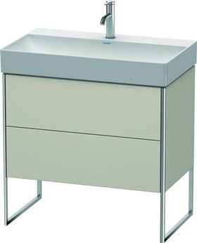 Duravit Waschtischunterbau XSQUARE 731x784x460mm taupe matt