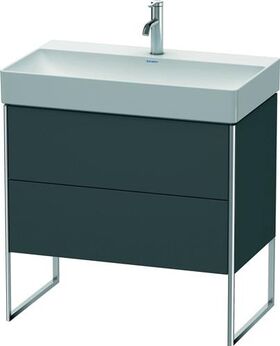 Duravit Waschtischunterbau XSQUARE 731x784x460mm graphit matt