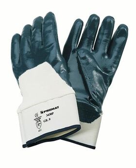 Handschuhe Neckar Gr.10 blau Nitrilteilbeschichtung EN 388 PSA II PROMAT - VPE: 12