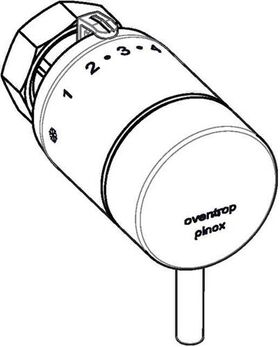 OV Thermostat pinox H mit Flüssig-Fühler verchromt