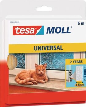 Fenster-/Türmoll tesamoll® 55604 B15mmxH6mmxL6m TESA