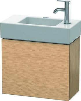 Duravit Waschtischunterbau L-CUBE 400x480x240mm Ans links eiche gebürstet