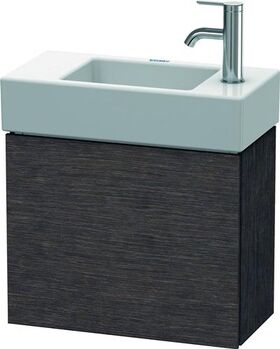 Duravit Waschtischunterbau L-CUBE 400x480x240mm Ans re Ei dunkel gebürstet