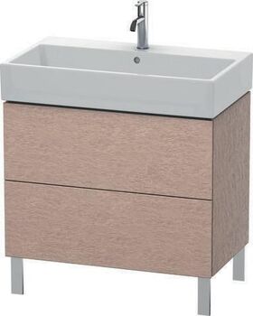 Duravit Waschtischunterbau L-CUBE 582x784x459mm stone blue hochglanz