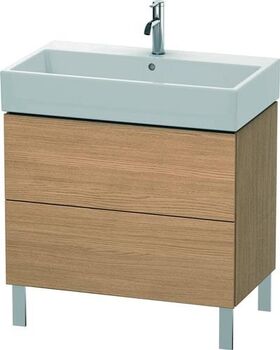 Duravit Waschtischunterbau L-CUBE 582x784x459mm europäische eiche