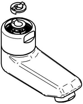 EICHELBERG Gussauslauf 77mm, für WT-Wandarmaturen, chrom