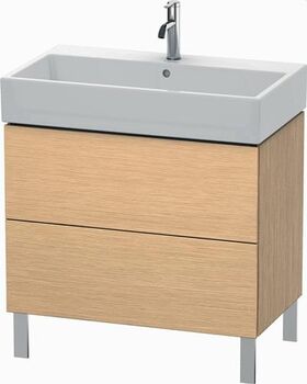 Duravit Waschtischunterbau L-CUBE 582x784x459mm eiche gebürstet