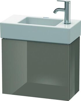 Duravit Waschtischunterbau L-CUBE 400x480x240mm Ans re fla grey hochglanz