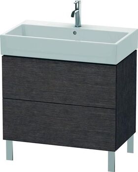 Duravit Waschtischunterbau L-CUBE 582x784x459mm eiche dunkel gebürstet