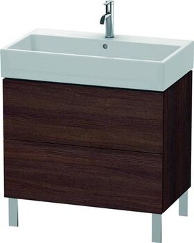 Duravit Waschtischunterbau L-CUBE 582x784x459mm kastanie dunkel